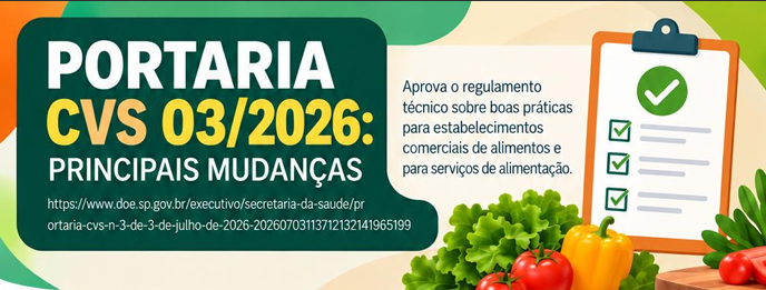 Portaria CVS nº 3/2026: Principais Mudanças