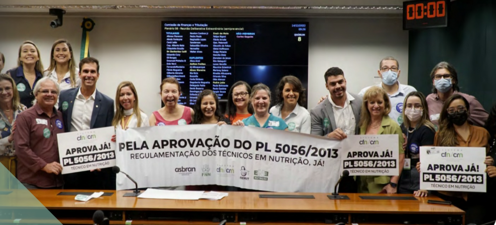 PL que regulamenta a profissão do técnico em nutrição e dietética segue avançando em Brasília