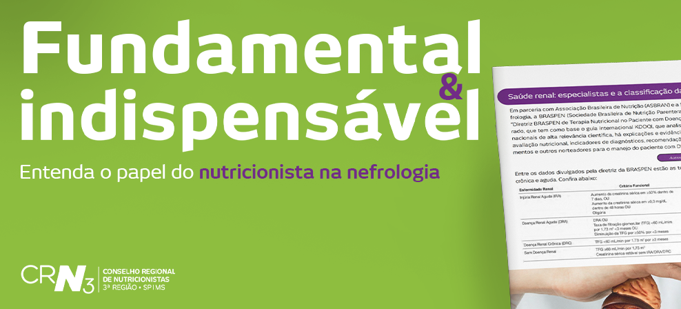 Fundamental e indispensável: entenda o papel do nutricionista na nefrologia