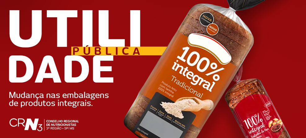 Mudanças nas embalagens de produtos integrais