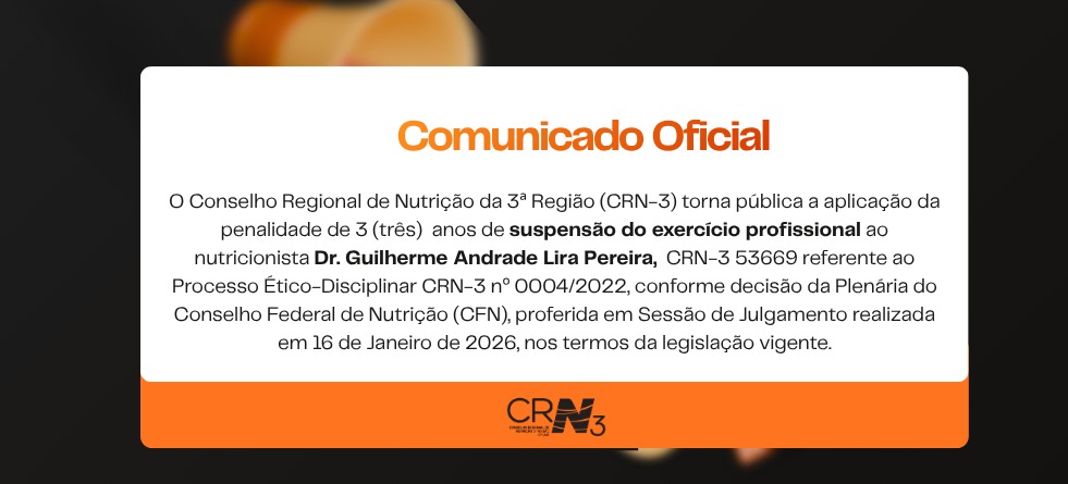 Comunicado Oficial - CRN-3