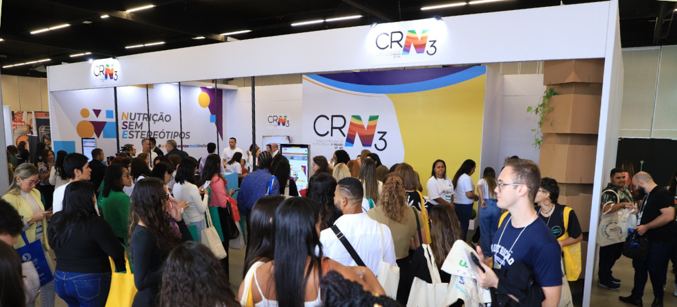 CRN-3 lança campanha no maior congresso de Nutrição da América Latina
