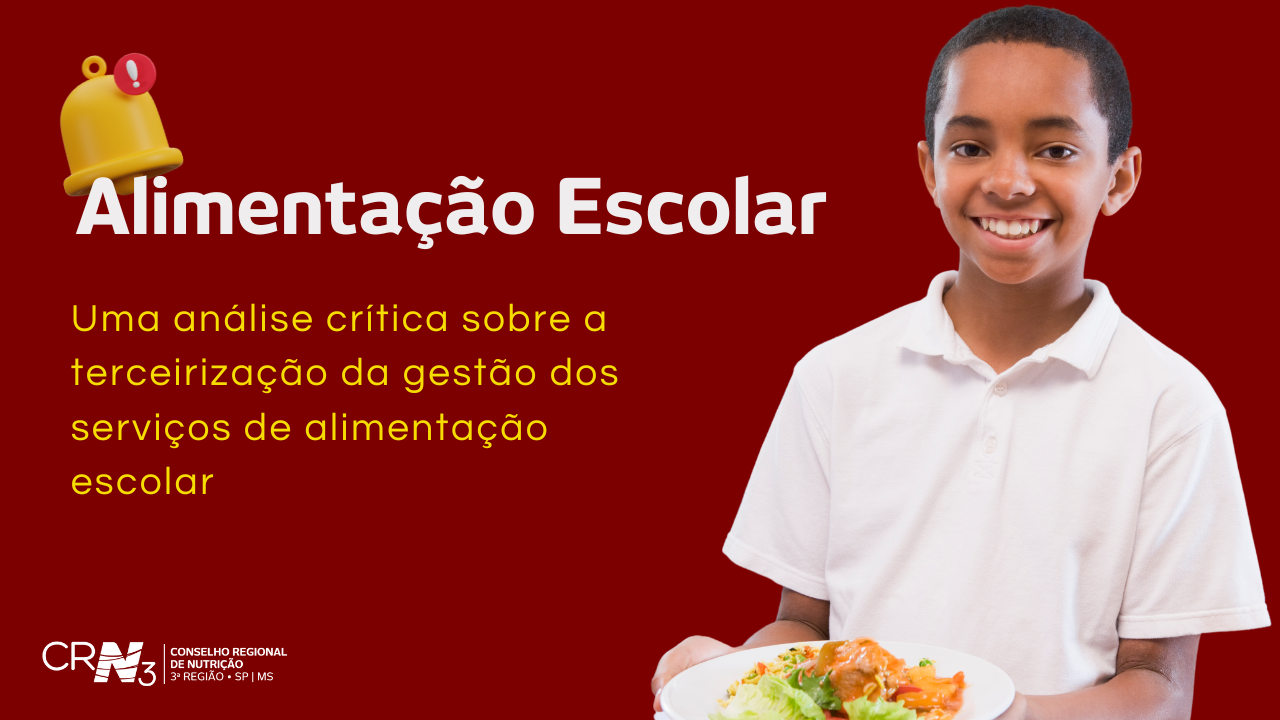 Uma análise crítica sobre a terceirização da gestão dos serviços de alimentação escolar | PL 3096/2024