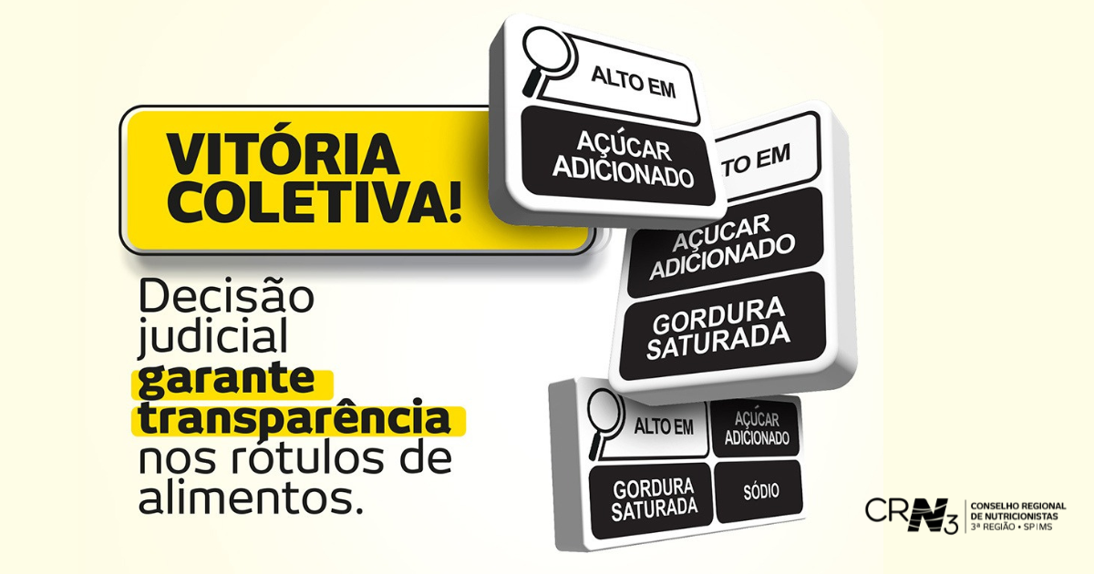 Justiça determina que indústria alimentícia se adeque ao selo da lupa após pedido do Idec