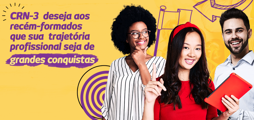 CRN-3 deseja aos recém-formados que sua trajetória profissional seja de grandes conquistas