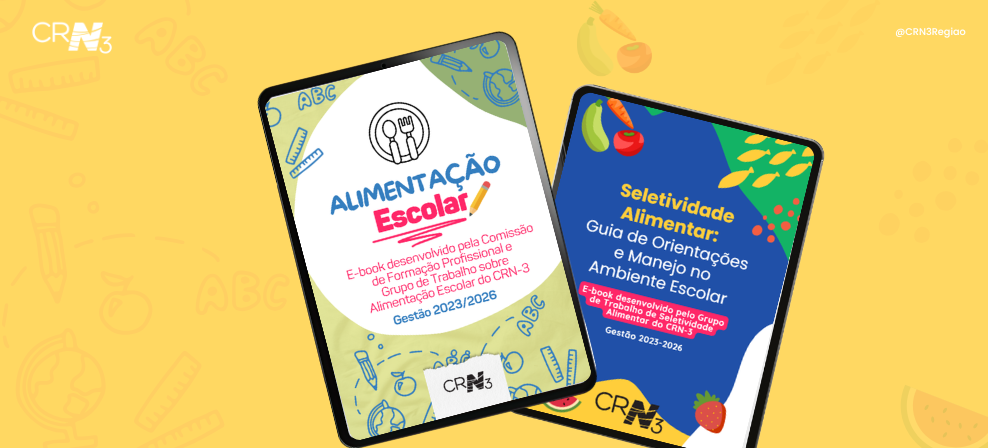 Do planejamento à inclusão: CRN-3 apresenta e-books inéditos sobre alimentação escolar