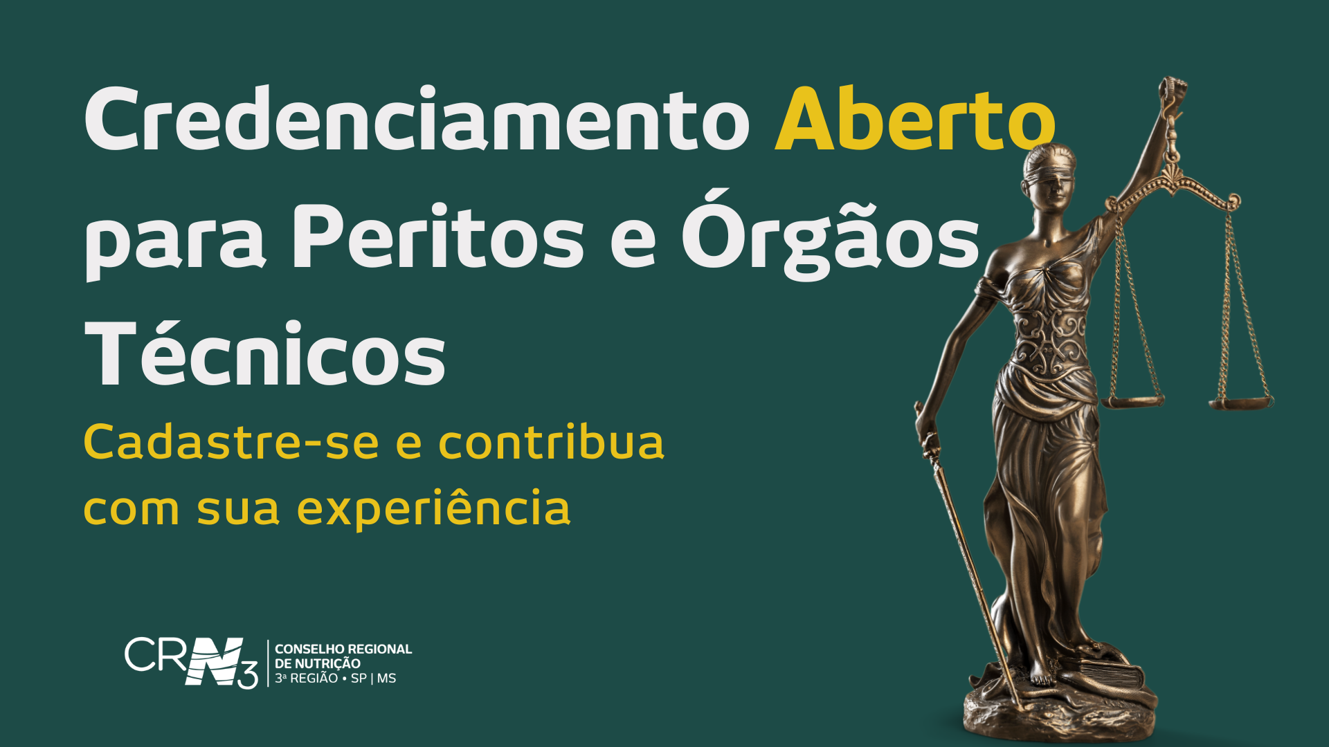 Credenciamento aberto para profissionais e órgãos técnicos – Justiça Federal da 1ª Região